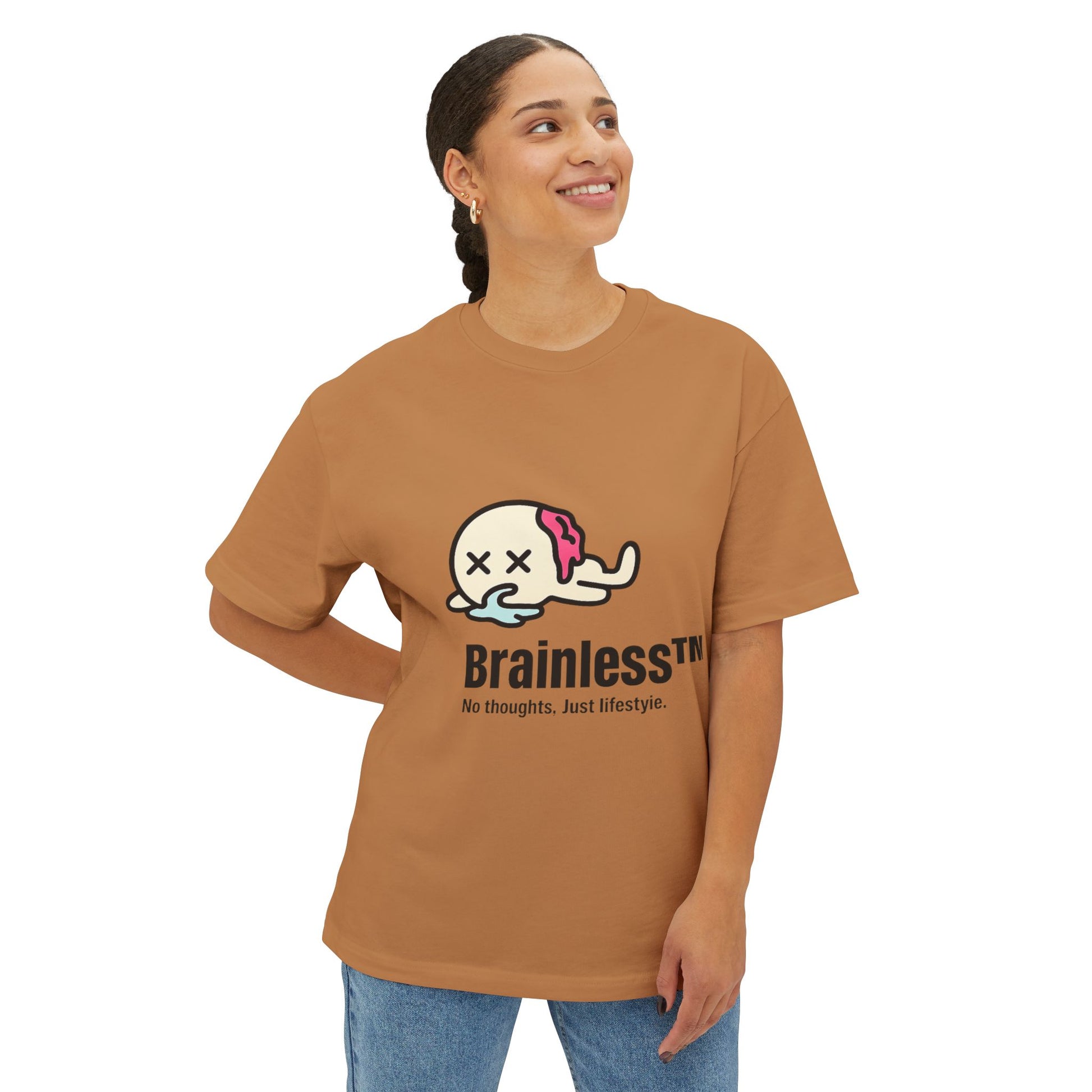Brainless™ Oversized Boxy Shirt