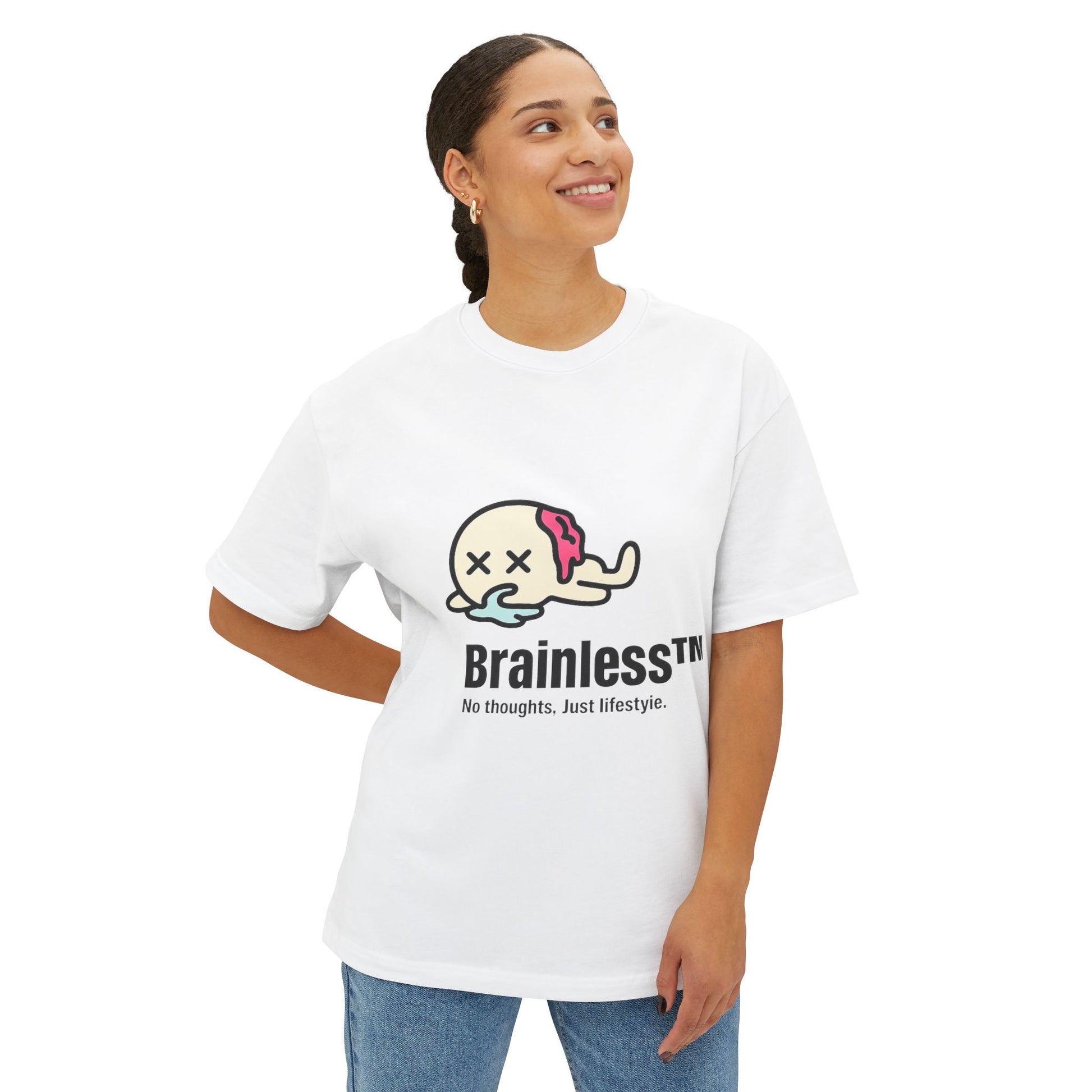 Brainless™ Oversized Boxy Shirt